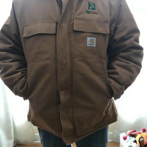 Carhart Winter Jacket, Medium Brown , XL